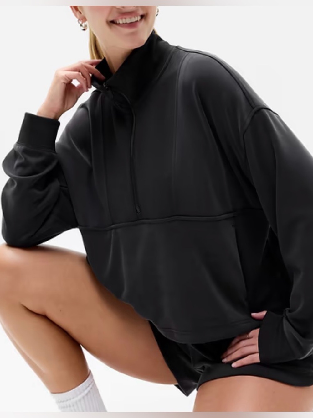 Seasoft Rib 1/4 Zip Popover